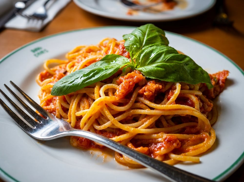 Food-Foto nach der KI-Aufwertung